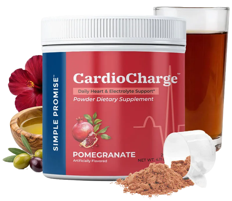 CardioCharge™ heart health, circulation and electrolyte support formula